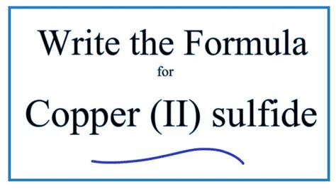 formula copper ii sulfate|copper ii sulfide formula.